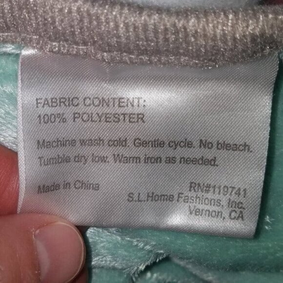 RN 119741 Elephant Monkey Bird Baby Blanket Lovey Pink Gray Greenish - Picture 3 of 6